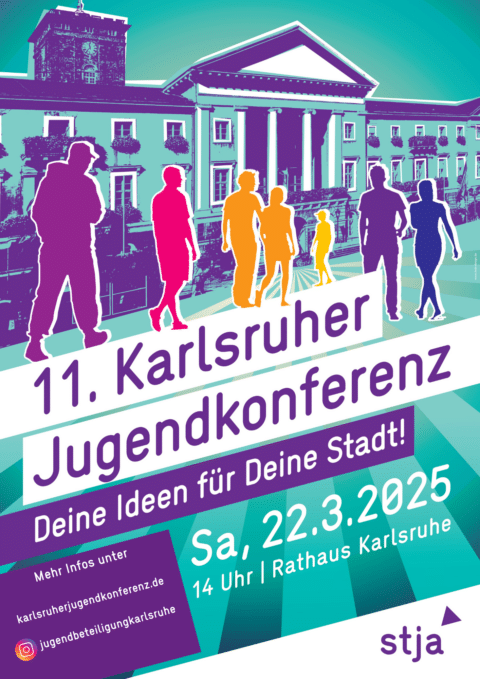 Vos idées pour votre ville – 11e confé­rence de la jeu­nesse de Karlsruhe